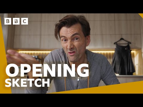 David Tennant&#039;s HILARIOUS Opening Sketch 🐶 | BAFTA Film Awards 2024 - BBC