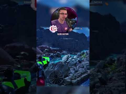 Slowing down time in fights on Fortnite