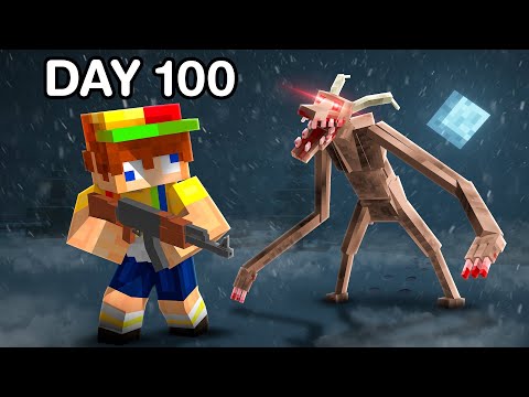 We Survived THE GOATMAN In Minecraft...