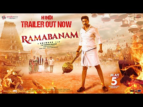 Ramabanam Official Hindi Trailer | Gopichand, Jagapathi Babu, Kushboo Sundar | B4U