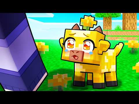Playing as a BABY MOOBLOOM in Minecraft!