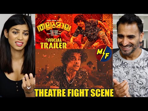 THALLUMAALA THEATRE FIGHT SCENE &amp; TRAILER REACTION!! | Tovino Thomas | Netflix India