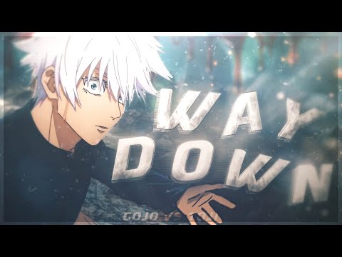 Gojo VS Toji - Way down we go [Edit/AMV]! (+Project file)