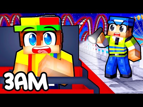 I Snuck Into an Amusement Park OVERNIGHT!