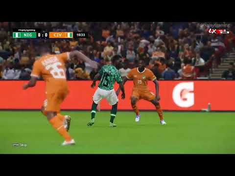 [PES 2021] Nigeria vs Côte D&#039;Ivoire | African Cup of Nations 2023 | Match Live Today - Gameplay