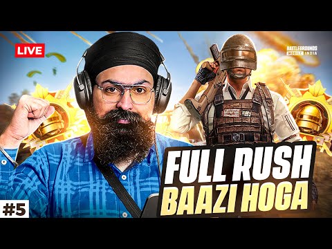 AAJ FULL RUSH BAAZI🤔🤩 | AslaSardar | #live #bgmilive #bgmi #gaming #livestream #gameplay
