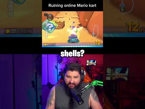 Mario Kart Big Brain Play via @elliott_etches