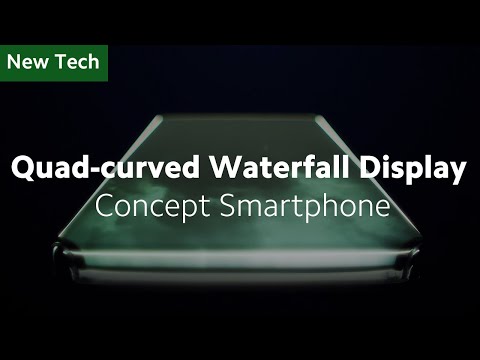 The First Quad-curved Waterfall Display Concept Smartphone