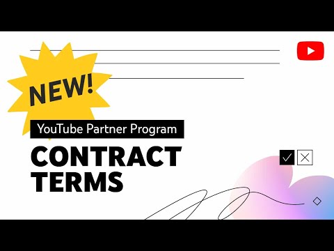 (Action Needed) New YouTube Partner Program Contract Terms for all Monetizing Creators