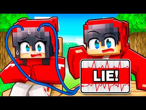 Using a Lie Detector on MY SISTER in Minecraft!