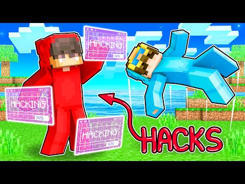 Cash is a HACKER in Minecraft!
