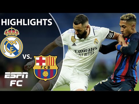 🔥 El Clasico Tensions 🔥 Real Madrid vs. Barcelona | Copa Del Rey Highlights | ESPN FC