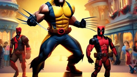 Wolverine Debuts at Disneyland Alongside Deadpool